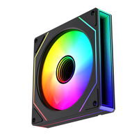 Ventilador de Refrigeración para PC AntarcChill de 120 mm con Efecto de Luz RGB Espejo, Ventilador ARGB de Alta Calidad con PWM Silencioso para Computadora, Alto Rendimiento de Refrigeración