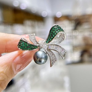 Broches de Moda Inspirados en el Agua de Mar, con Exquisito Nudo de Mariposa y Flor para el Pecho, Accesorios de Joyería de Tahití - Product Image 3