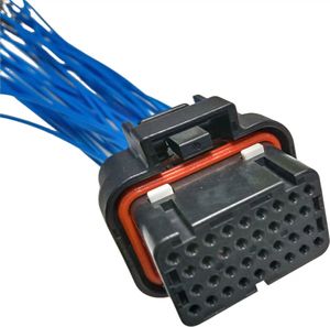 Connecteur Automobile Étanche TE SuperSeal 1437290 3.0mm, Boîtier de Prise 26-34 Circuits 12-240V, Double Verrouillage, Faisceau de Câbles Personnalisé - Product Image 4
