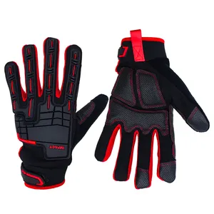 Motocross personnalisé cyclisme tactique gants de sécurité industrielle moto écran tactile gants de course gants résistants aux chocs