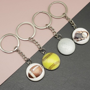 Top Jewelry Metal Ball Keychain Pendant for Promotional Keychains & Carabiners