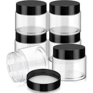 50Ml 100Ml 120Ml 150Ml 200Ml 4Oz Cosmetic <b>Jar</b> Clear Pet <b>Plastic</b> Cream <b>Jar</b> With <b>Plastic</b> Lid Ointment <b>Jar</b> - Product Image 4