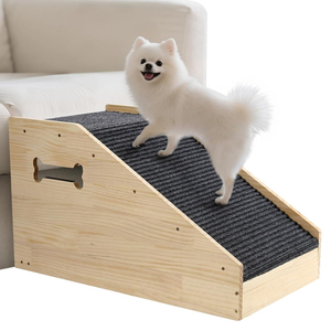 <span class=keywords><strong>Escaleras</strong></span> Plegables de Madera Maciza para Perros, Ahorro de Espacio, Escalones Ajustables, Rampa Plegable para Mascotas, Rampas de Madera para Camas y Sofás - Product Image 1