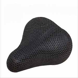 Funda de asiento de malla semitransparente de colores 3D, cojín trasero transpirable para patinete eléctrico, negro y cinco colores - Product Image 4