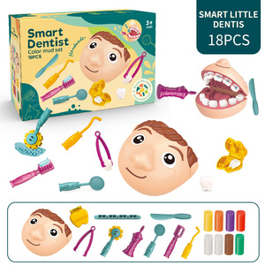 Juguetes <span class=keywords><strong>Enki</strong></span>, Juguetes de Plastilina para Niños, Juego de Dentista, Arcilla de Colores, Set de Plastilina para Niños - Product Image 6