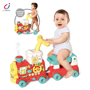 Trotteur multifonctionnel électronique Chengji en plastique avec lumières, musique et pulvérisation pour bébés, trotteur éducatif pour apprendre à s'asseoir et se tenir debout - Product Image 1