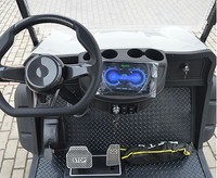 Voiture de golf vintage 60V à longue portée avec sièges réglables, commande intelligente, pour complexe hôtelier, jardin, dune, aéroport, buggy sportif, voiturette de club