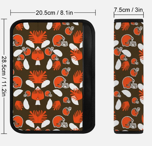 Los 32 equipos de Cleveland Browns pueden personalizar fundas de cinturón de seguridad de coche personalizadas de alta calidad que son antideslizantes y cómodas - Product Image 3