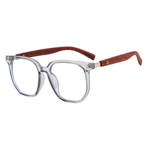W68117 Rectangle Full Rim Anti Blue Light <b>Eyeglasses</b> <b>Frames</b> Unisex Lightweight Clear Black <b>Frame</b> - Product Image 5