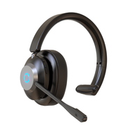 Dernier modèle de casque sans fil pour camionneur avec réduction de bruit IA avancée à microphone unique, logo OEM personnalisé, vente en gros