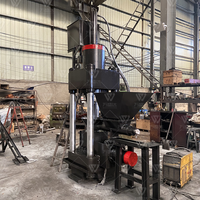 Compattatore di Trucioli in Acciaio Legato CNC Idraulico Verticale 630T con Sistema di Stoccaggio in Silo