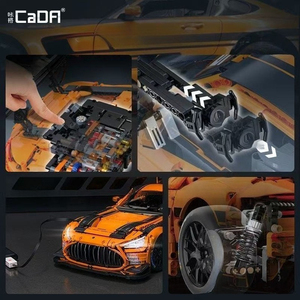 Cada C64008 Nuovo MOC High-Tech City 1:8 Auto Sportiva Super Racing Car Modello Mattoncini Giocattoli Fai da Te per Adulti 5466 Pezzi Set Costruzioni - Product Image 5