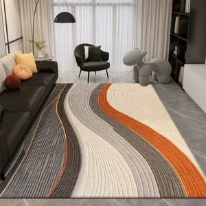 <span class=keywords><strong>Tapis</strong></span> de salon 2026 Nouveau <span class=keywords><strong>Tapis</strong></span> de sol pour canapé Moderne Luxe léger Premium Chambre à coucher Grande surface Motif géométrique Résistant aux taches - Product Image 6