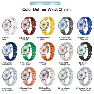 Bracelet de montre en silicone avec motif ondulé et fermoir papillon pour GT6/GT5/ & <span class=keywords><strong>Mi</strong></span> <span class=keywords><strong>Band</strong></span> <span class=keywords><strong>4</strong></span> - Vente en gros disponible - Product Image 4