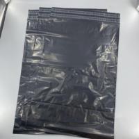 Sacs d'expédition en polyéthylène noir personnalisés, autocollants, imperméables, pour colis et envois