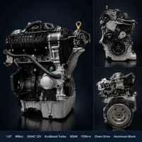 Nouvel ensemble moteur EcoBoost Turbo 1.0L 3 cylindres DOHC 12V essence, origine USA, pour Focus Fiesta Kuga Mondeo Escort