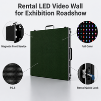 Pantalla LED de Pared para Alquiler, Interior, P2.5, a Todo Color, con Módulo de Servicio Frontal Magnético, para Exposiciones y Ferias Comerciales