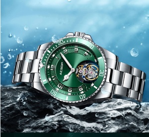 Aesop Đầy Màu Sắc Quay Số Xem Thép Không Gỉ Tourbillon Cơ Khí Xem Thanh Lịch Skeleton Tourbillon Cơ Khí Đồng Hồ Cho Nam Giới - Product Image 6