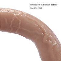 Muestra Gratuita de Juguetes Sexuales para Adultos, Silicona Líquida de Grado Médico, Pene Artificial Realista, Color Carne, Dildos