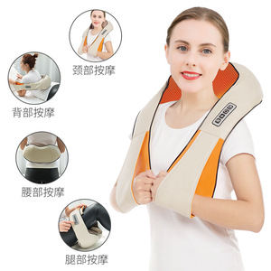 Neck Shoulder Massager Rechargeable <b>Heating</b> Therapy Portable Electric Massage Shawl With Infrared Timed Function - Product Image 4