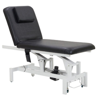 Équipements de salon Siman, mobilier de salon de beauté, tables de massage spa à 1 moteur, tables de soin du visage électriques noires, commande au pied en option