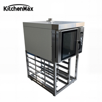 Équipement de boulangerie haut de gamme électrique/gaz de luxe KitchenMax Four à convection électrique/gaz à 5 plateaux Four à convection commercial à 5 plateaux