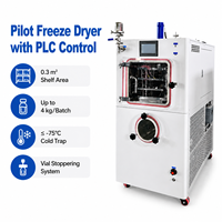 Machine de lyophilisation Pilot pour hydrogels, matériaux poreux et polymères sensibles à -75°C ° Piège à froid C