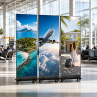 Pantalla LED para Interiores P2 1920x640mm, Unidades Múltiples para Empalmar, para Publicidad en Terminales de Aeropuertos y Proyectos de Información al Pasajero