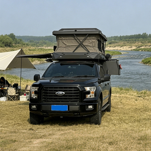 Remolque de Viaje con Techo Elevable <span class=keywords><strong>para</strong></span> Campamento, Aislado <span class=keywords><strong>para</strong></span> las <span class=keywords><strong>4</strong></span> Estaciones, Compatible con Camionetas Ford F150 - Product Image 1