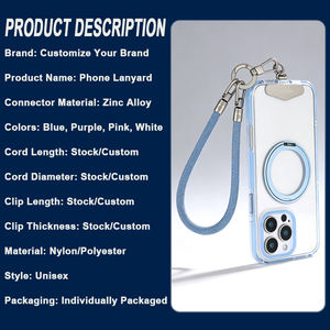 <span class=keywords><strong>Correa</strong></span> Universal <span class=keywords><strong>de</strong></span> Nylon Personalizada para Teléfono, Accesorios para Smartphone, Parche, Soporte, Cordón para Celular - Product Image 3