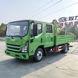 Brand New Jmc 4x2 Light Cargo Fence Truck Manual Double Cabin Truck 3 Ton Lorry Box Truck - Product Image 3