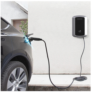 Pasokan pabrik 7KW 32A Wallbox baru tingkat kondisi 2 tipe 2 pengisi daya mobil listrik stasiun pengisian RFID Ev pengisi daya untuk mobil AC - Product Image 3
