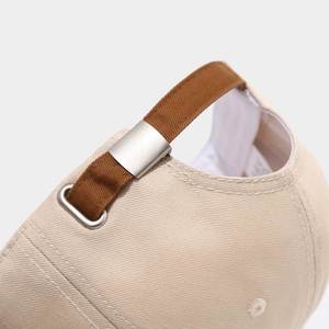 2025 New Arrival Cotton Men Women Hard Top Baseball Cap Stitching Colors <b>Sunscreen</b> 6 Panels Baseball Sports Hat - Product Image 5