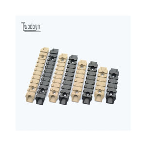 Rail en Nylon professionnel Jingji SLR 21mm en couleur sable noir pour extérieur tactique haute résistance 5/7/9/11 Slot K M - Product Image 5