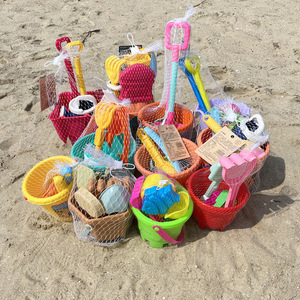 Unisex Children's Plastic Beach Toy Set with <b>Hourglass</b> & Beach Car-0-24 Months Mesh Bag Packaging - Product Image 2