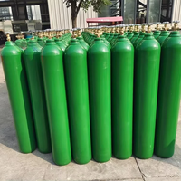 Cilindro de Gas Argón de Acero de 150 bar, Tanque de Gas Argón con Certificación ISO 9809-1