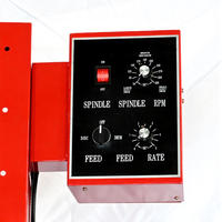 Machine de réparation de disques et tambours de frein de voiture intelligente avec fonctions de rectification et de ponçage, moteur 0,6 kW, 70-320 tr/min, modèle C9372