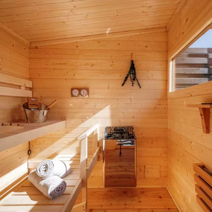 عنصر التدفئة الكهربائية المحمول في الهواء الطلق على مقطورة مخصصة يمكن التحكم في غرفة ساونا البخار - Product Image 6