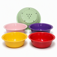 Pot Bunga Besi Lubang Drainase Penyiraman Otomatis Tahan Lama Ramah Lingkungan Ringan Modern Rustic Tradisional Dalam/Luar Ruangan