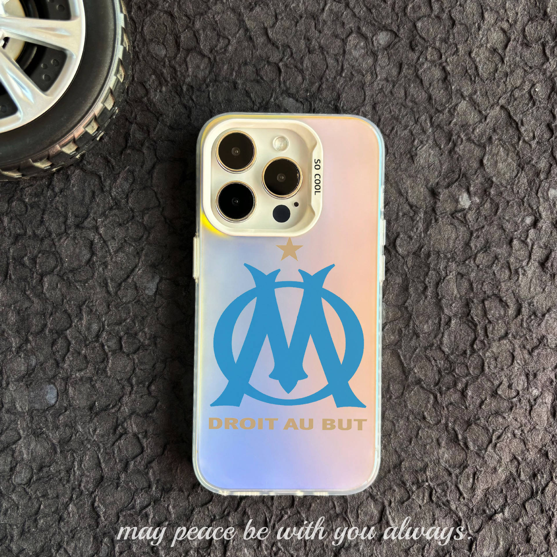 GQ767-Arc-en-ciel - Blanc