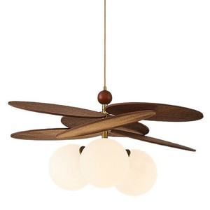 Vintage Style Pendant <b>Light</b> Round Multi Head Led Chandelier For Home Dining Room Bedroom Decorative Lighting - Product Image 4