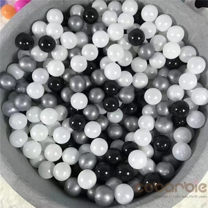 Balles en plastique bleu blanc coloré <span class=keywords><strong>pour</strong></span> enfants, balles de <span class=keywords><strong>piscine</strong></span> de fosse de mer - Product Image 5