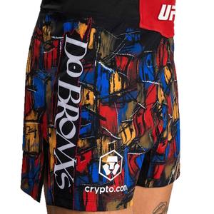 Pantaloncini da Boxe Ufc <span class=keywords><strong>Oliveira</strong></span> per Uomo, Allenamento e Competizione, 4 Punti di Fissaggio, Traspiranti, Logo Frontale, Casual, 100% Poliestere 220g - Product Image 5