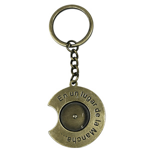Llavero Giratorio Personalizable de Aleación de Zinc con Diseño Vintage de <span class=keywords><strong>Don</strong></span> Quijote, Souvenir de España, La Mancha - Product Image 4