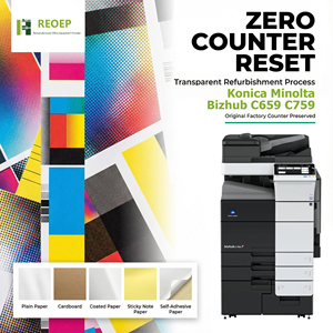 Impresora Multifuncional Láser a Color A3 Usada REOEP para Konica Minolta Bizhub C659/C759 - Product Image 1