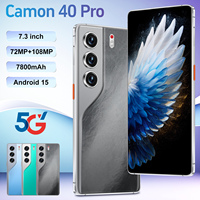 Nouveau Téléphone Android 5G Deca-core Camon 40 Pro Techno 1 To 7,3 Pouces 16+1 To 108MP et 7800mAh en Gros