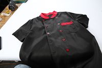 Veste de chef pour homme avec logo personnalisé, vêtements de travail, veste de cuisine, uniforme de restauration d'automne pour les cuisiniers de restaurant