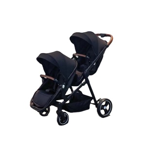 2023 một tay gấp dễ dàng có thể gập lại Trọng lượng nhẹ en1888 giấy chứng nhận Twin xe đẩy em bé cho hai trẻ em - Product Image 1