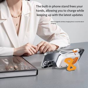 Cargador inalámbrico portátil de 10000mAh de fábrica de China Soporte de teléfono de carga rápida de 22,5 W con enchufe de CA Compatible con <span class=keywords><strong>IPhone</strong></span>/Android - Product Image 6