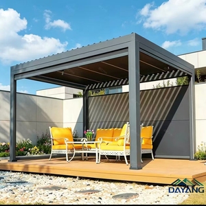 Pérgola de Aluminio de Lujo Personalizada, Gazebo con Techo de Láminas, Ecológica, Autoportante, Fácil de Montar, para Jardín, Marca <span class=keywords><strong>Airfun</strong></span> - Product Image 1